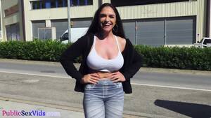 latina milf outdoor - Public Outdoor Sex For Busty Big Boobed Facial Latina MILF - EPORNER