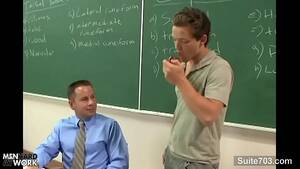 Gay Porn Teacher During Class - Sinful gay teacher gets nailed by gay student in classroom - XVIDEOS.COM