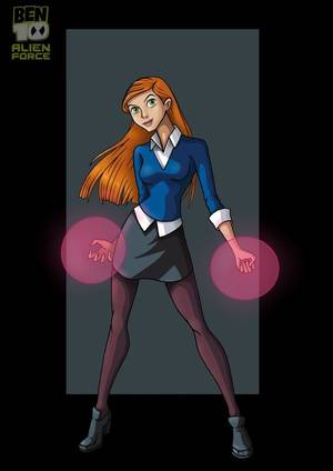 Humangasour Gwen Tennyson Ben 10 Porn - my toon version of gwen tennyson from ben 10 alien force gwen tennyson