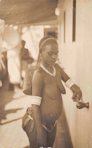 1800s vintage nudes ebony - Hobart Tasmania Nude Indigenous Black Woman Real Photo Vintage Postcard  AA20186 - Mary L. Martin Ltd. Postcards