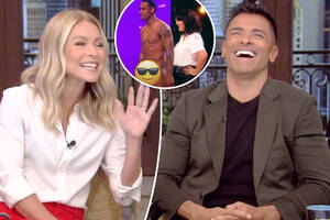Kelly Ripa Celebrity Cartoon Porn - Kelly Ripa teases Mark Consuelos about his penis size after watching 'Naked  Attraction'