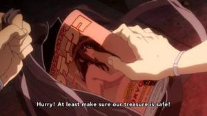 Anime Porn Memes - Hurry! At least make sure our treasure is safe!