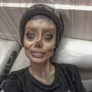 Angelina Jolie Captions - Iran's 'Zombie Angelina Jolie' IS a Photoshop fraud, pics show as she's  seen for first time in years | The US Sun