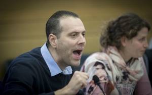 Israel Public Porn - Likud MK Miki Zohar attends a Knesset committee meeting on December 19,  2016. (