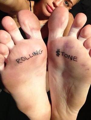 Miley Cyrus Foot Porn - Feet Fetish Time Celebrity Foot on X: \