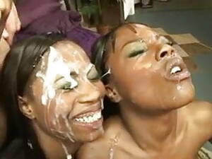 2 ebony girls cumshots - 2 black girls cum covered | xHamster
