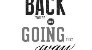 dont look - Don't Look Back