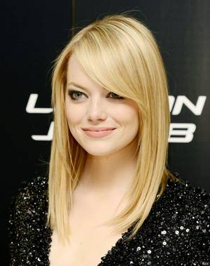 Emma Stone Bangs Porns - Find this Pin and more on Emma Stone by skate5995.