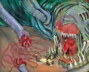 3d Evil Monster Porn Comics - 3d evil comics with chicks about to be literally eaten