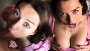 big tits pov facial - POV. SLOBBERING SUCK so he cum ON MY FACE. BIG CUMSHOT and cute girl with  BIG NATURAL TITS. - RedTube