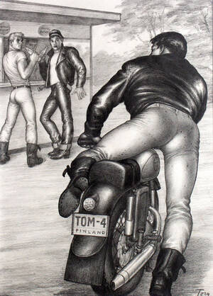 Nazi Gay Sex Drawing - Tom of Finland â€“ Leather-Bound Press