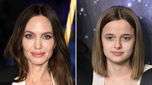 Angelina Jolie Shemale Porn - Angelina Jolie and Her Daughter Vivienne Go Shopping