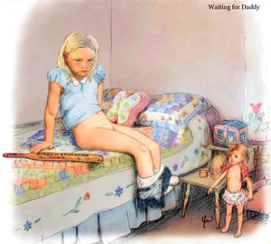 home spanking drawings - 