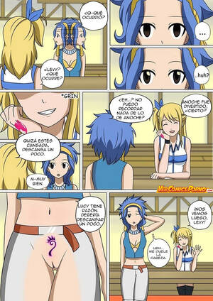 Fairy Tail Levy Porn - Fairy Tail: Lucy y Levy follando en trio - Vercomicsporno