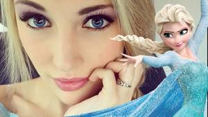 frozen cartoon characters nude - Elsa From Frozen Strips Her Clothes Off