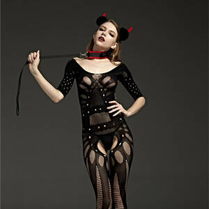 black bodystocking sex - Female Black Body Stocking Crotch Fishnet Teddy Sex Porn Lingerie Underwear  | eBay