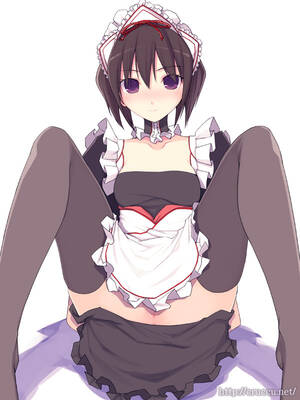 Maid No Panties Anime Porn - cruccu, 1girl, black hair, blush, female focus, maid, no panties, purple  eyes, pussy, short hair, solo, spread legs, thighhighs, uniform, white  background - Image View - | Gelbooru - Free Anime and Hentai Gallery