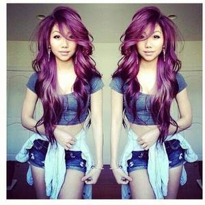 Asian Dyed Hair Porn - hair, fashion, and girl image
