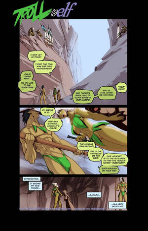 Elf Troll Porn Comics Xxx - Fred Perry- Troll vs Elf 2 - Porn Cartoon Comics