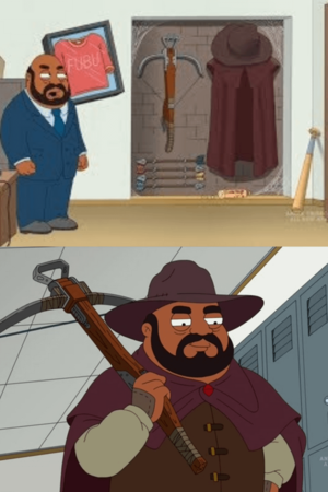 American Dad Columbia Porn - Lewis the Witch Hunter. This is like his 10th job outside of being a School  Principal. He's also a pet store owner and a Marriage Counselor. : r/ americandad