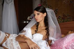 Amateur Bride Porn Wedding - Wedding Dress - 41 porn photos
