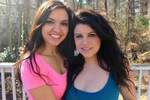 Lesbian Revenge Porn - Chrissy, left, with YouTube partner Bria Kam