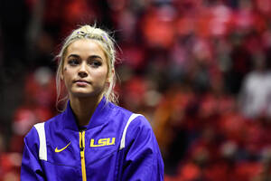 Lsu Porn Stars - Olivia Dunne shocks fans by posting clip of gymnastics as LSU superstar  amazes with high-flying acrobatics | The US Sun