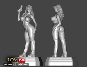 90s Female Porn Star Kascha - 3D file Kascha Vintage Old Classic Porn Actress Figure Printableãƒ»Design to  download and 3D printãƒ»Cults