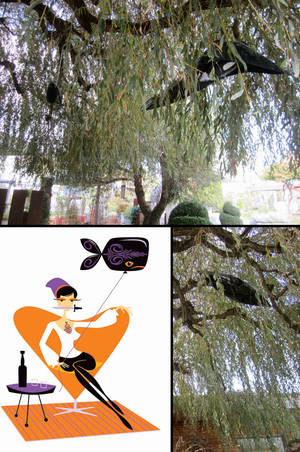 Black Shark Porn - Flying black sea creatures: Black Whale by Shag, Black Dolphin and Black  Shark by