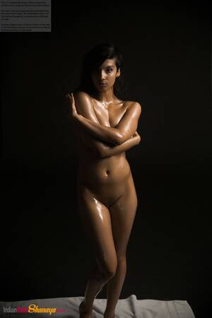 indian fit nude - Naked Indian female exposes a single breast while modeling in the dark -  NakedPics