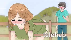 giant cartoon cock stuck - Steve fucked a girl stuck in a fence ! Hentai anime - XNXX.COM