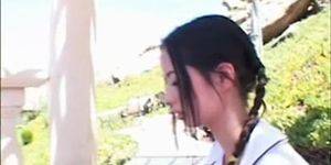 japanese monster cock - very cute Japan Teens blow a Monster Black cock