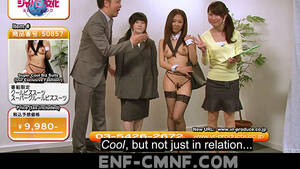 japan tv nude - CMNF, OON, nude at work video - Japanese erotic TV shopping channel sells  crazy office outfits for