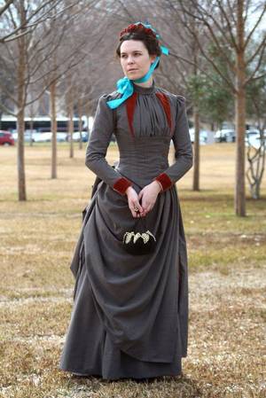 Elizabethan Costume Porn - 1880s Bustle Dress