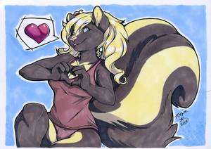 Female Anthro Skunk Porn - Skunk Love by TygurStar on DeviantArt