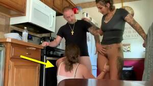 Kitchen Threesome Porn - THREESOME in THE KITCHEN 1 of 2 - XVIDEOS.COM