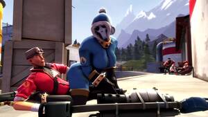 Fem Pyro Porn Animated - Rule 34 - 1girls 3d ambiguous penetration animated ass background  characters big breasts breasts building clothed sex clothing collar cowgirl  position engineer female fempyro gloves hat heavy weapons guy large ass  looking