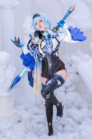 Freezing Anime Cosplay Porn - Genshin Impact â€“ Eula Cosplay by Byoru - Hentai Anime