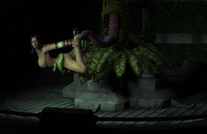 3d Plant Tentacle Sex - 3d busty babe gets hard fucked by a plant with big tentacles - Pichunter