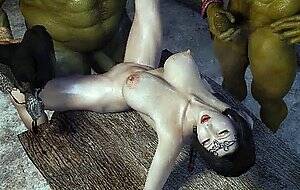 3d Ogre Sex - Evil ogres fuck a 3d princess! - SEXTVX.COM