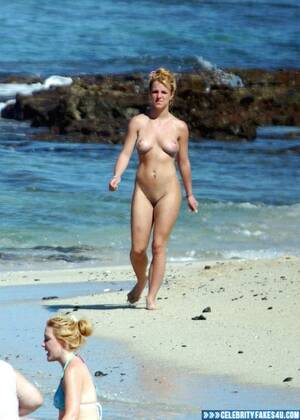 naked celebrities at the beach - Britney Spears Voyeur Beach Porn 002 Â« Celebrity Fakes 4U