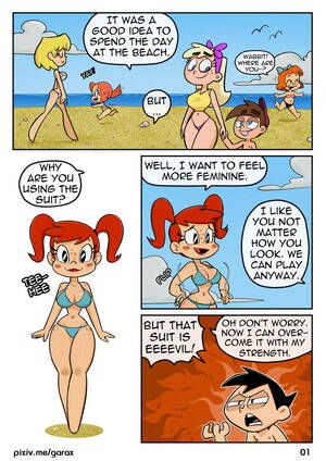 Cartoon Robot Girl - XJ-9each- Garabatoz (My life as a Teenage Robot) - Porn Cartoon Comics