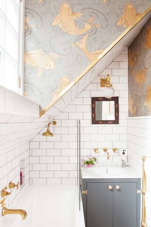 Family Bathroom Porn - home tour in Grazia magazine