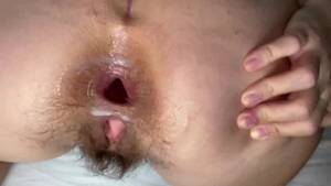 hairy anal cumshots - Fucking my STEPMOM HAIRY in the anal hole. And I'm filming a home video.  Stepmom asshole close up Porn Videos - Tube8