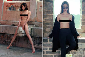 ancient asian nude - Nude models in photoshoot