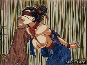 Geisha Art Japanese Bondage Porn - Porn image of vintage bdsm geisha bondage japanese bamboo forest black hair  created by AI