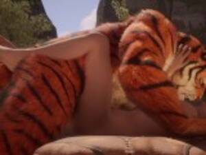 Gay Furry Tiger Porn - Big Tiger Cums inside Twink Boy W/ Creampie (Furry Gay Sex) | Wild Life  Furries - Pornhub.com