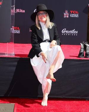 Anna Faris Feet Porn - WHY DIANE KEATON CHOSE BARE FEET FOR WALK OF FAME â€“ Janet Charlton's  Hollywood, Celebrity Gossip and Rumors