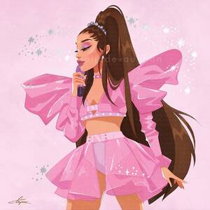 Ariana Grande Cartoon Porn Hentai - Ariana Sweetener Print - Etsy