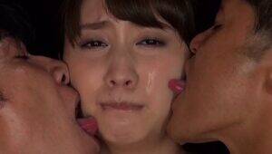 Japanese Girls Faces - Face Licking Japanese AV 225 Porn Pics â€“ Japornpics